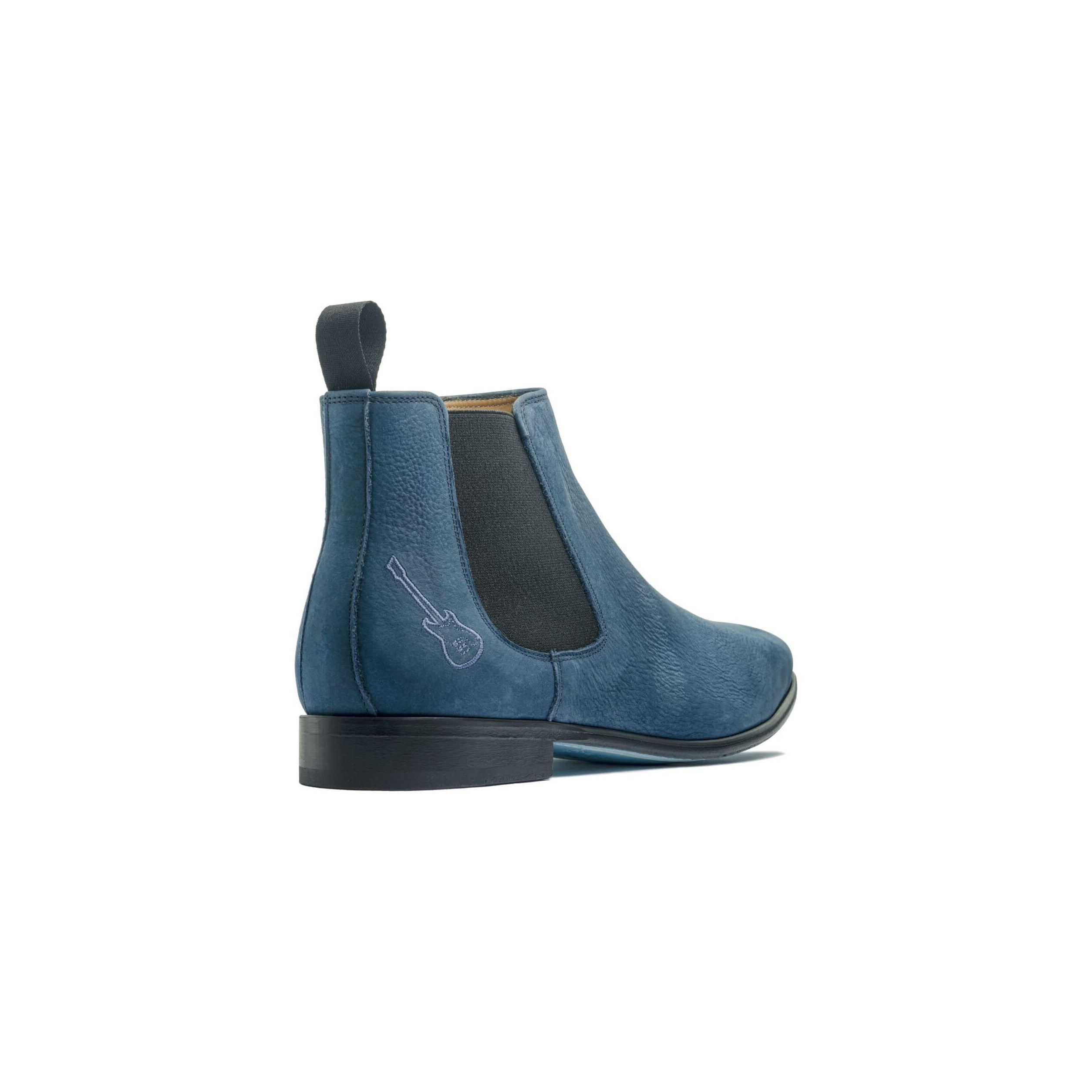 Chelsea Boots Jimi Navy Noir Arrière